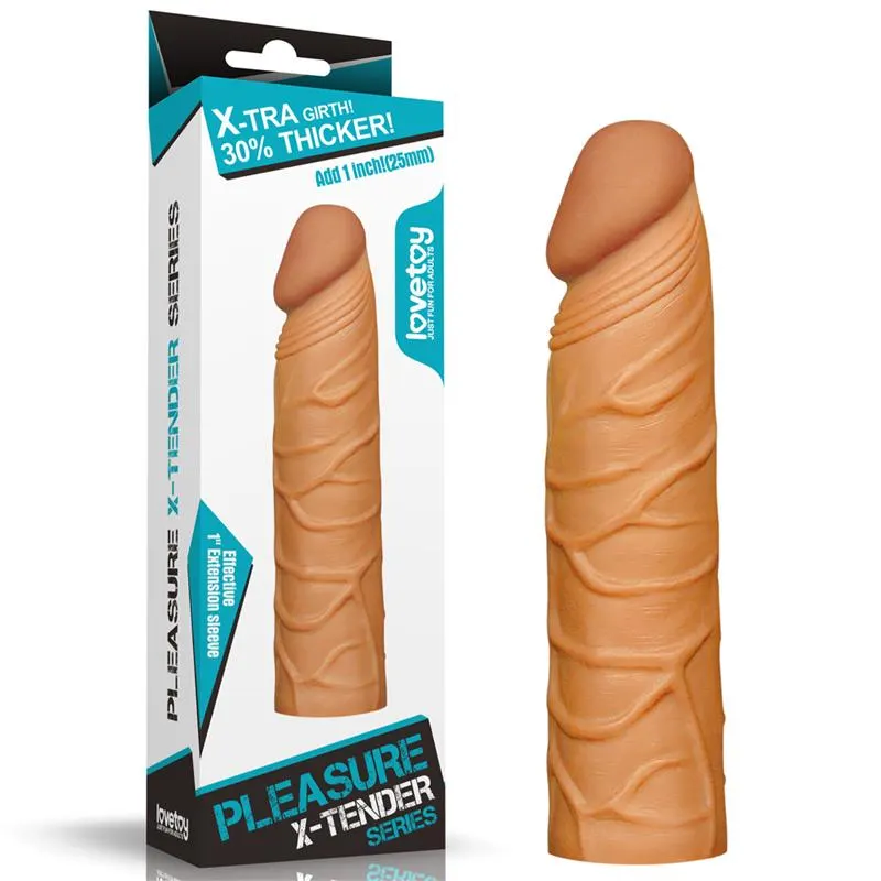 Funda para el Pene Pleasure X Tender Marrón · LOVETOY · Fundas y Extensiones para el Pene — photo 6