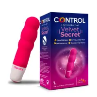 Mini Vibrador Velvet Secret 5 Funciones · CONTROL · Vibradores