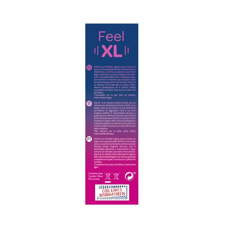 Vibrador Feel XL 5 Funciones · CONTROL · Vibradores — photo 3