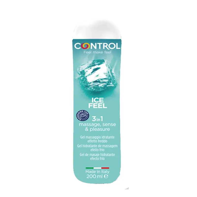 Gel de Masaje Ice Feel 200 ml · CONTROL · Cuidado Íntimo y Masaje