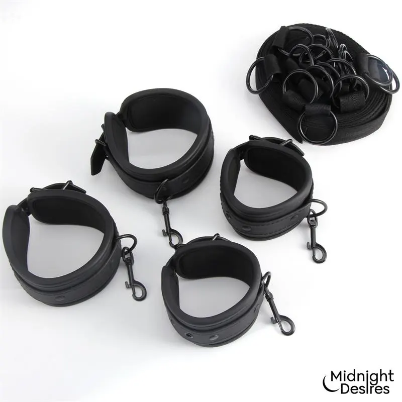 Restricciones para la Cama · MIDNIGHT DESIRES · Esposas y Ataduras — Foto 4