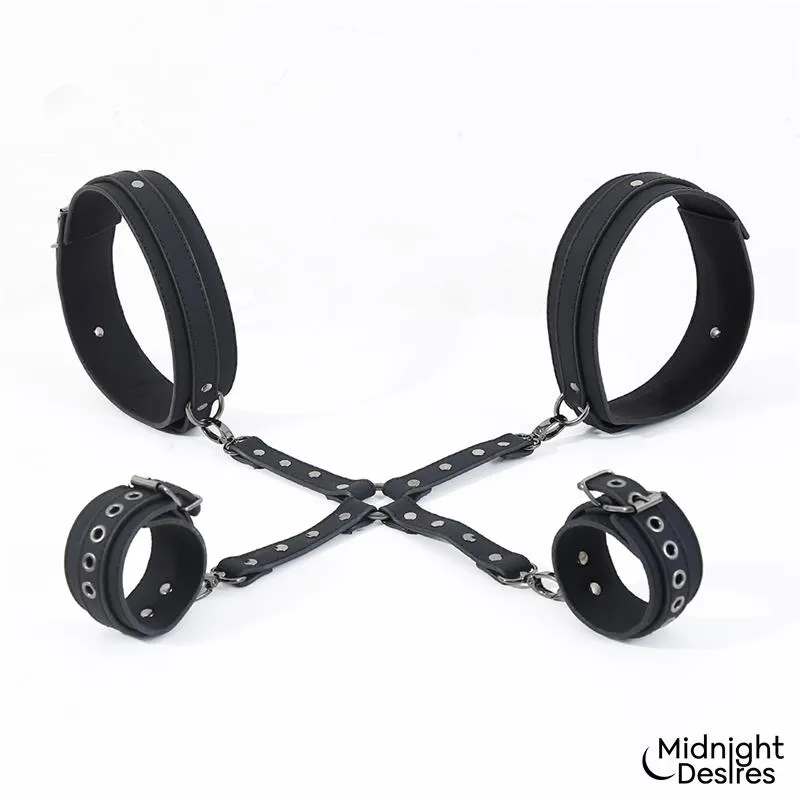 Set de Restricciones para Muslos y Muñecas · MIDNIGHT DESIRES · Esposas y Ataduras — photo 2