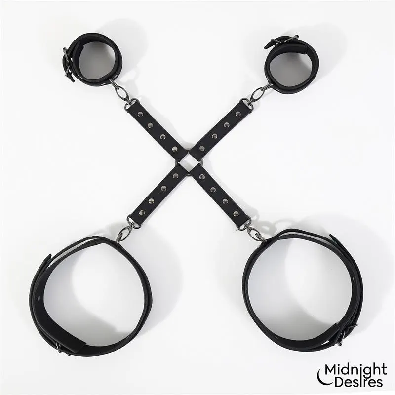 Set de Restricciones para Muslos y Muñecas · MIDNIGHT DESIRES · Esposas y Ataduras — photo 4