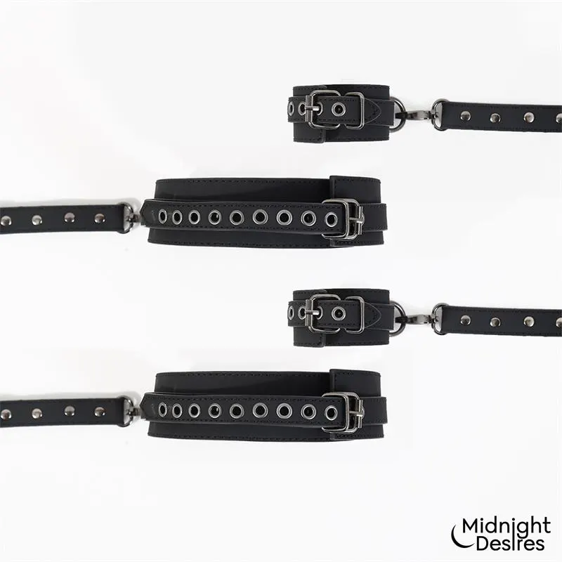 Set de Restricciones para Muslos y Muñecas · MIDNIGHT DESIRES · Esposas y Ataduras — photo 5