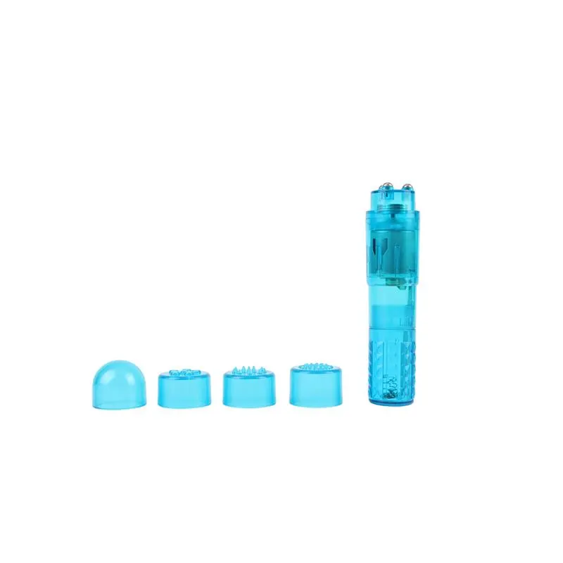 Mini Masajeador 3 Cabezales Azul · CHISA · Vibradores