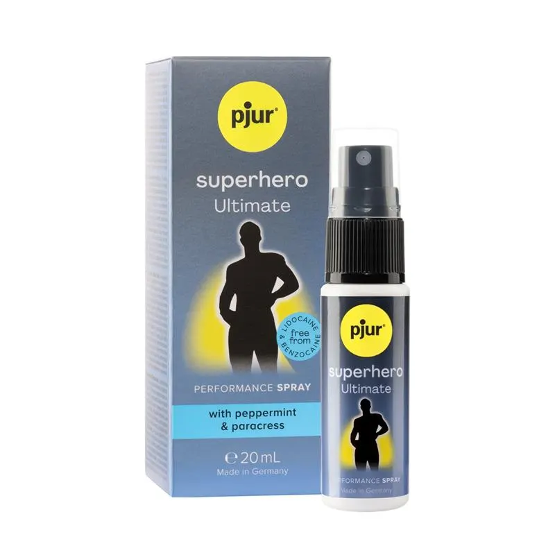 Spray Retardante Superhero Ultimate 20 ml · PJUR · Potenciadores y Retardantes