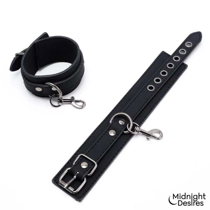 Set de Ataduras para Muslos y Muñecas · MIDNIGHT DESIRES · Esposas y Ataduras — Foto 3