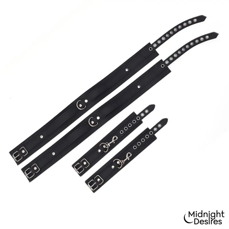 Set de Ataduras para Muslos y Muñecas · MIDNIGHT DESIRES · Esposas y Ataduras — Foto 6