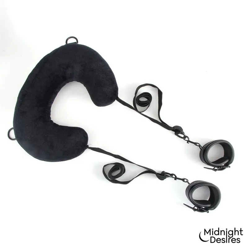 Set de Restricciones con Cojín para el Cuello · MIDNIGHT DESIRES · Esposas y Ataduras — Foto 3