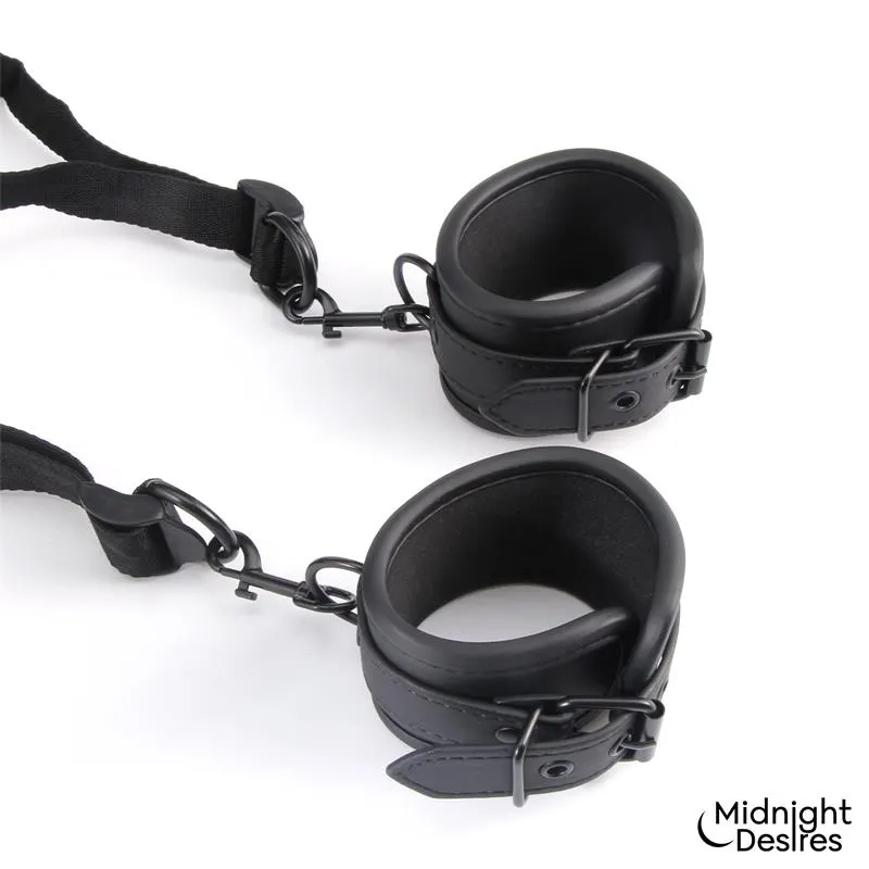 Set de Restricciones con Cojín para el Cuello · MIDNIGHT DESIRES · Esposas y Ataduras — Foto 5