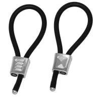 ElectraLoops Prestige Set de 2 Anillos para el Pene Plateado · ELECTRASTIM · Electroestimulación
