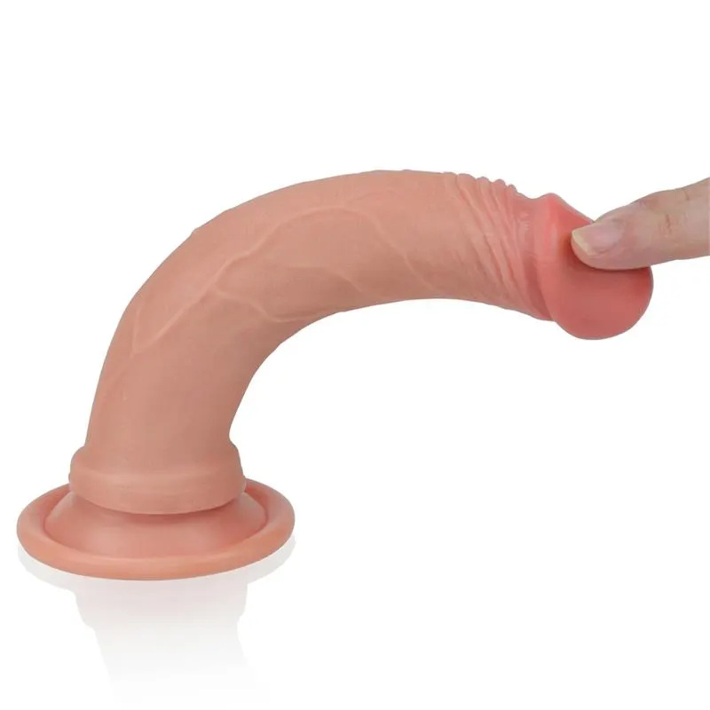 Dildo Nature 7 Silicona Líquida Natural · LOVETOY · Dildos — Foto 4