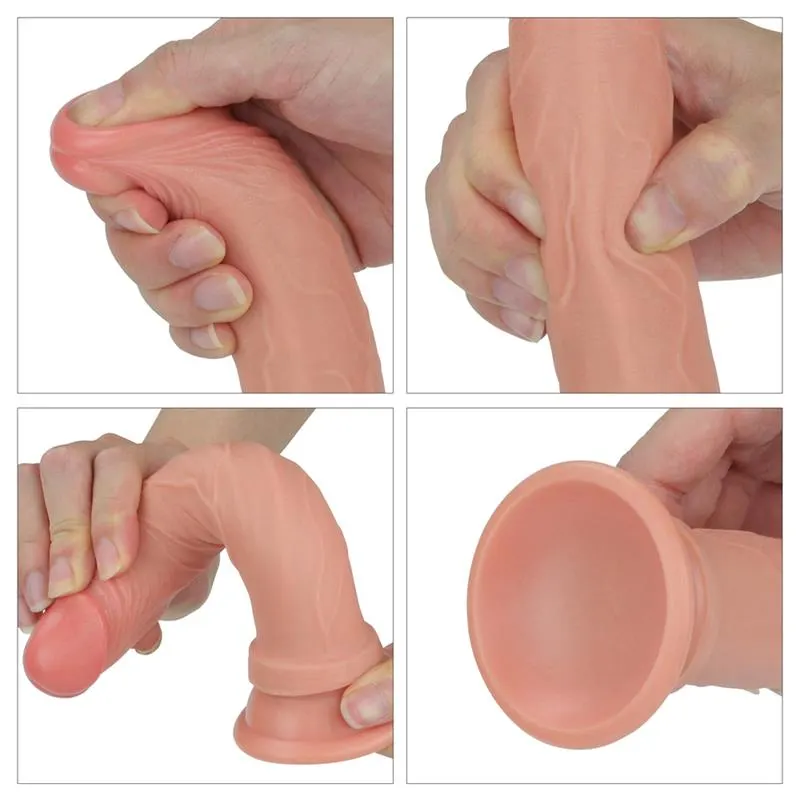 Dildo Nature 7 Silicona Líquida Natural · LOVETOY · Dildos — Foto 7