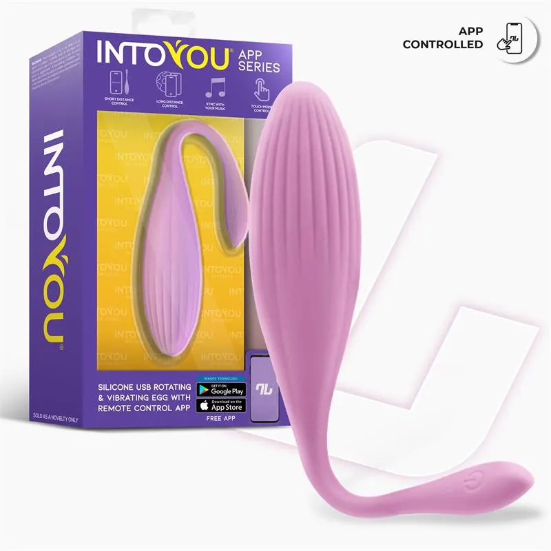 Huevo Vibrador con Bolas Internas con Rotación y APP USB · INTOYOU APP SERIES · Huevos y Balas Vibradoras — Foto 2