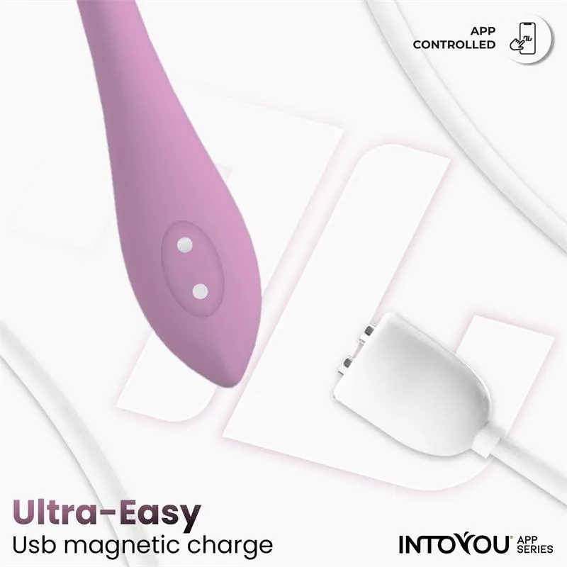 Huevo Vibrador con Bolas Internas con Rotación y APP USB · INTOYOU APP SERIES · Huevos y Balas Vibradoras — Foto 8