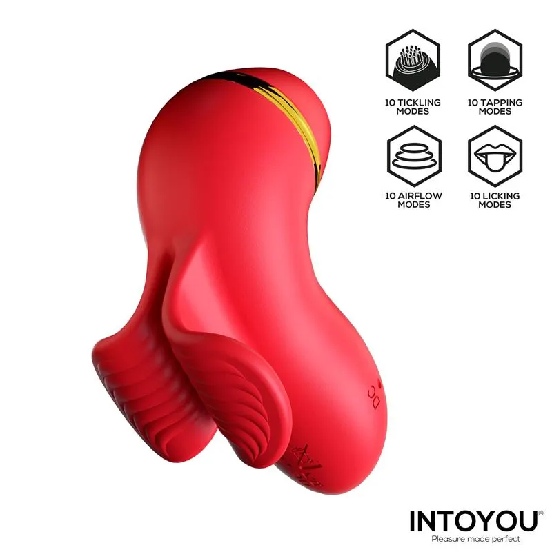 Beeny Estimulador con 4 Cabezales, Succión, Tapping, Tickling y Licking · INTOYOU · Estimuladores de Clítoris — Foto 5
