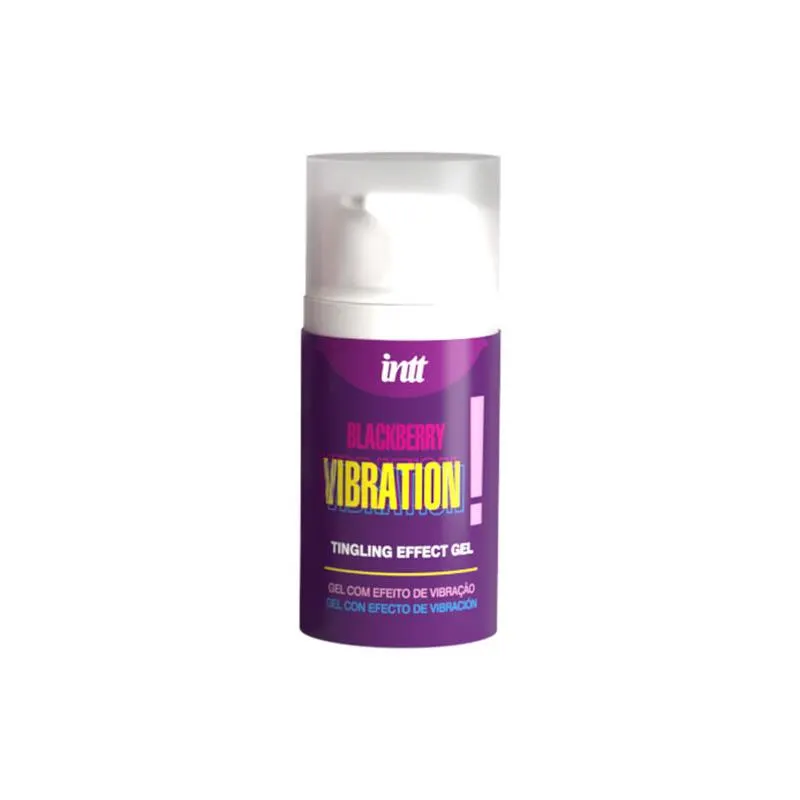 Gel Vibrador Líquido Sabor Mora 15 ml · INTT · Potenciadores y Retardantes — photo 2