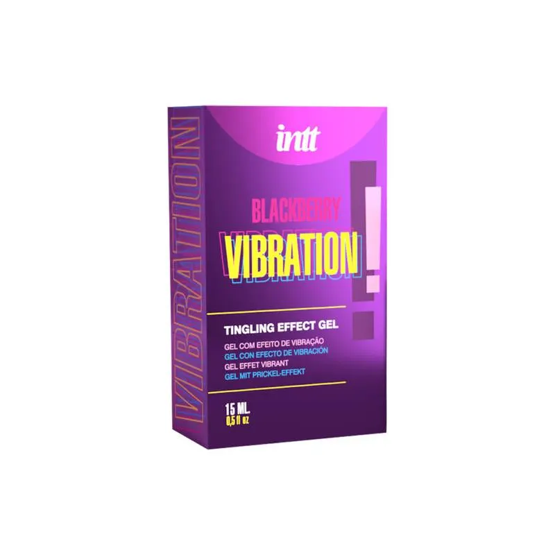 Gel Vibrador Líquido Sabor Mora 15 ml · INTT · Potenciadores y Retardantes — photo 3