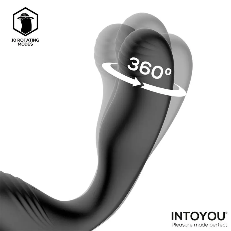 Bruce Masajeador Prostático 360º y Doble Anillo con Vibración · INTOYOU · Anal — Foto 3