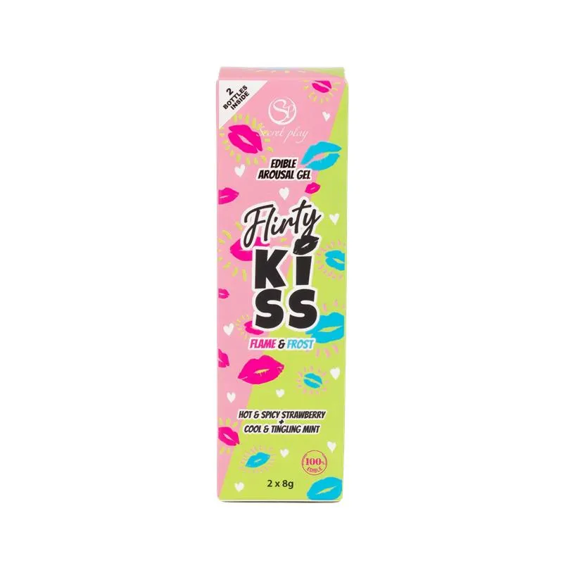 Flirty Kiss Geles para Sexo Oral Fresa y Menta 2x8gr · SECRET PLAY · Lubricantes — Foto 7