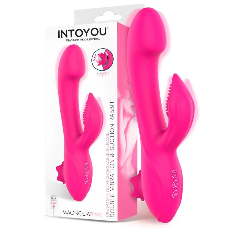Magnoliapink Vibrador con Succión · INTOYOU · Vibradores
