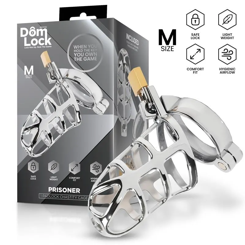 Prisoner Jaula para el Pene Talla M · DOMLOCK · Castidad