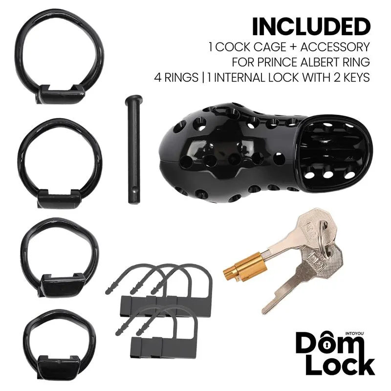 Convict Jaula para el Pene con Candado Interno · DOMLOCK · Castidad — Foto 4