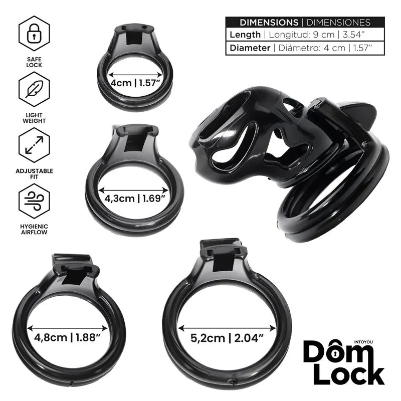 Parole Jaula para el Pene con Candado Interno · DOMLOCK · Castidad — photo 3