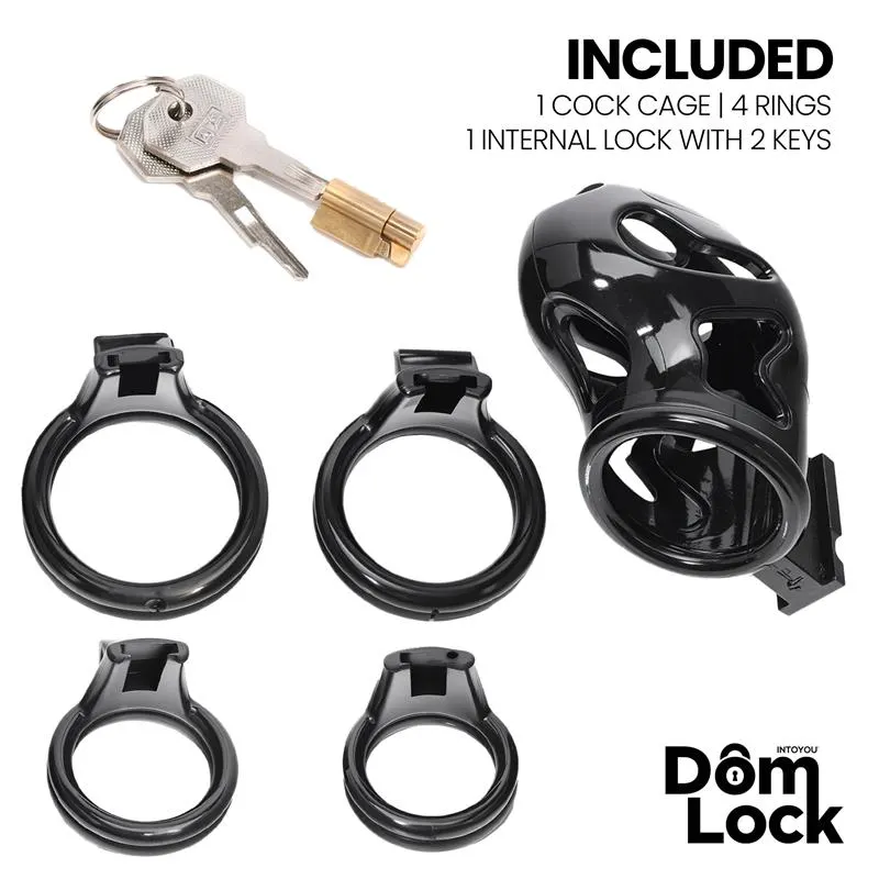 Parole Jaula para el Pene con Candado Interno · DOMLOCK · Castidad — photo 4