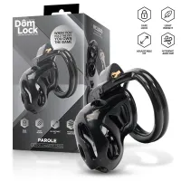 Parole Jaula para el Pene con Candado Interno · DOMLOCK · Castidad