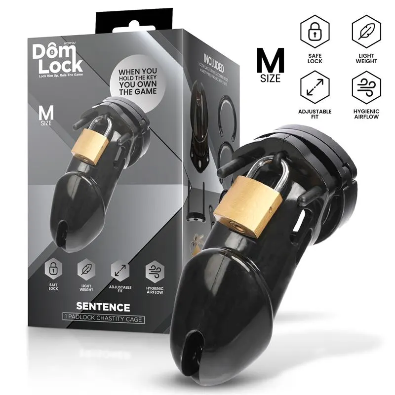 Sentence Jaula para el Pene Talla M · DOMLOCK · Castidad