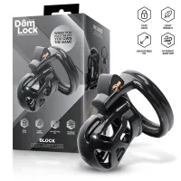 Block Jaula para el Pene con Candado Interno · DOMLOCK · Castidad