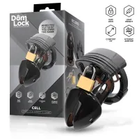 Cell Jaula para el Pene con Espaciadores · DOMLOCK · Castidad