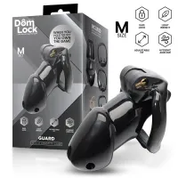 Guard Jaula para el Pene con Candado Interno Talla M · DOMLOCK · Castidad