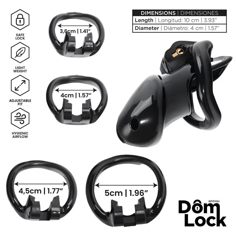 Closure Jaula para el Pene con Candado Interno · DOMLOCK · Castidad — photo 3