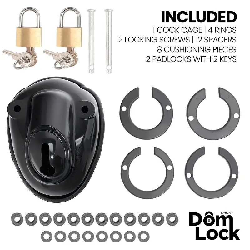 Inmate Jaula para el Pene con Espaciadores · DOMLOCK · Castidad — Foto 4