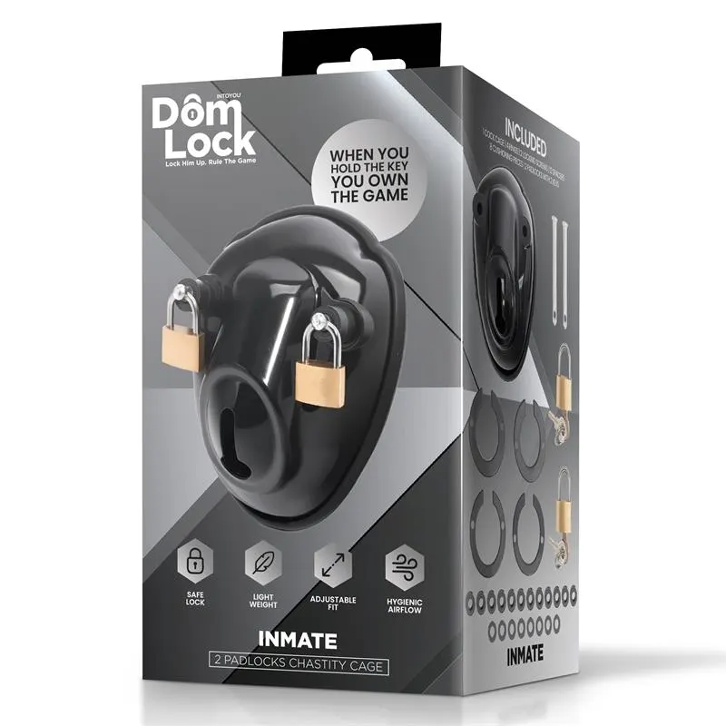 Inmate Jaula para el Pene con Espaciadores · DOMLOCK · Castidad — Foto 5