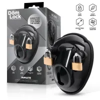 Inmate Jaula para el Pene con Espaciadores · DOMLOCK · Castidad