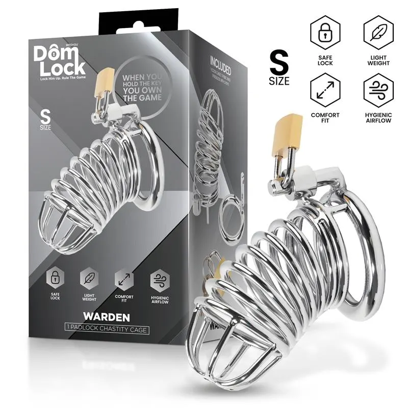 Warden Jaula para el Pene Talla S · DOMLOCK · Castidad