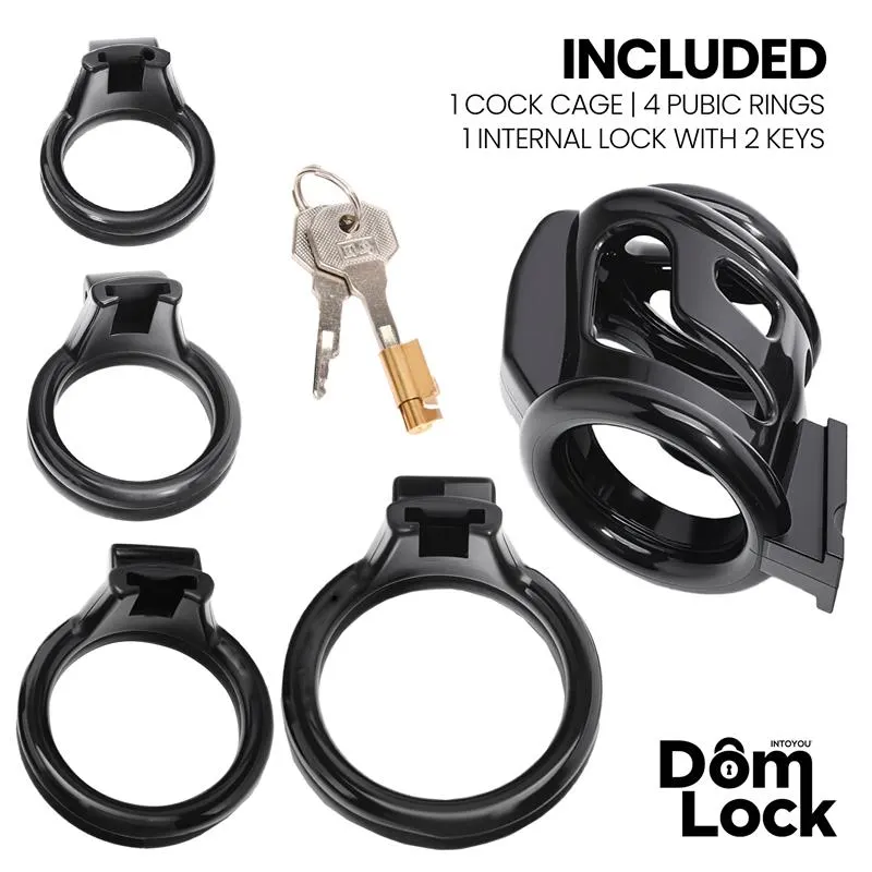 Bars Jaula para el Pene con Candado Interno · DOMLOCK · Castidad — Foto 4