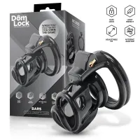 Bars Jaula para el Pene con Candado Interno · DOMLOCK · Castidad