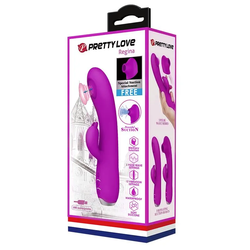 Regina Vibrador con Succión y Tapping · PRETTYLOVE · Vibradores — Foto 5