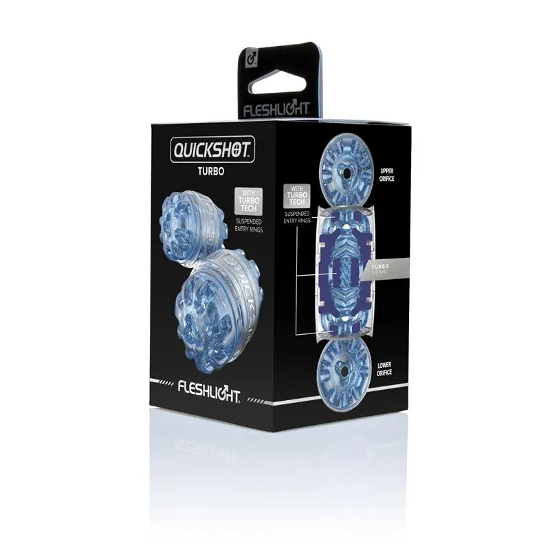 Quickshot Turbo Blue Ice Masturbador · FLESHLIGHT · Masturbadores Él — Foto 6