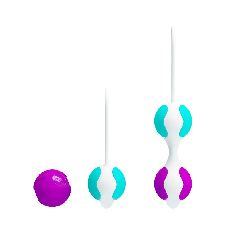 Bolas Kegel Orgasmic Balls Rosa y Azul · PRETTYLOVE · Accesorios y Sets — photo 3