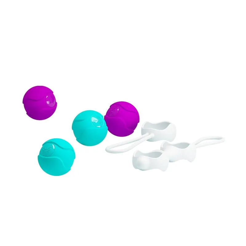 Bolas Kegel Orgasmic Balls Rosa y Azul · PRETTYLOVE · Accesorios y Sets — photo 4