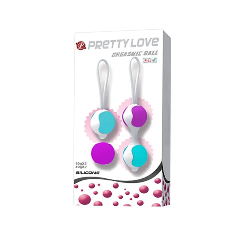 Bolas Kegel Orgasmic Balls Rosa y Azul · PRETTYLOVE · Accesorios y Sets — photo 6