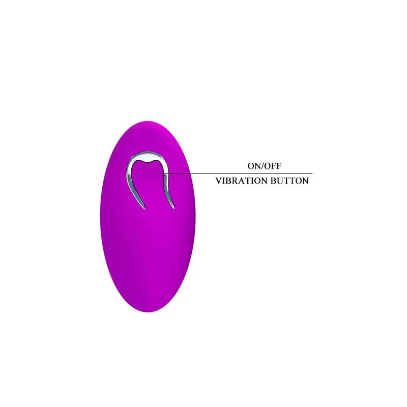 Huevo Vibrador Arvin Color Púrpura · PRETTYLOVE · Estimuladores de Clítoris — Foto 4