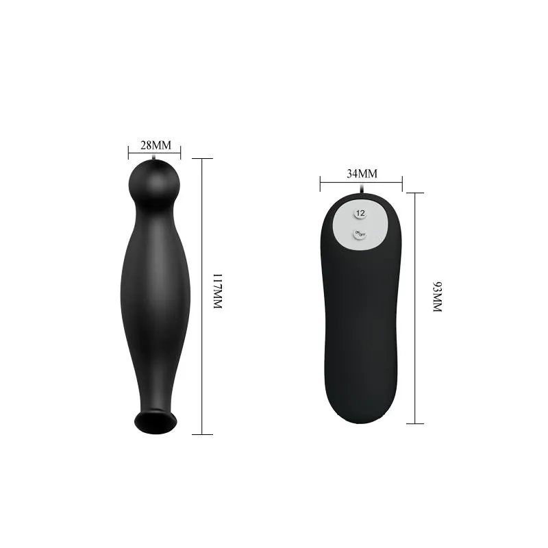 Plug Anal con 12 Patrones de Vibración · PRETTYLOVE · Anal — Foto 5