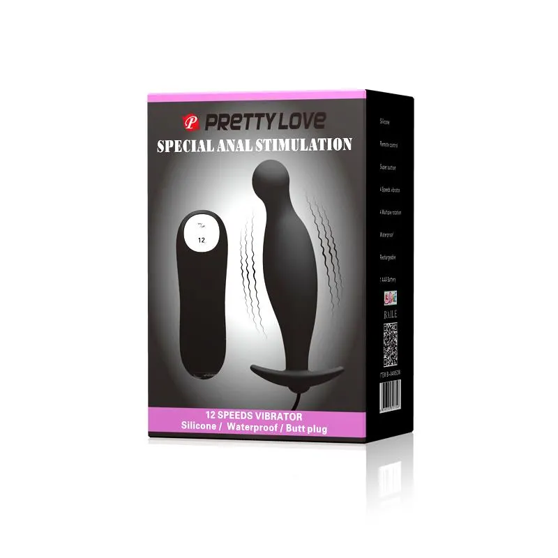 Plug Anal con 12 Patrones de Vibración · PRETTYLOVE · Anal — Foto 8