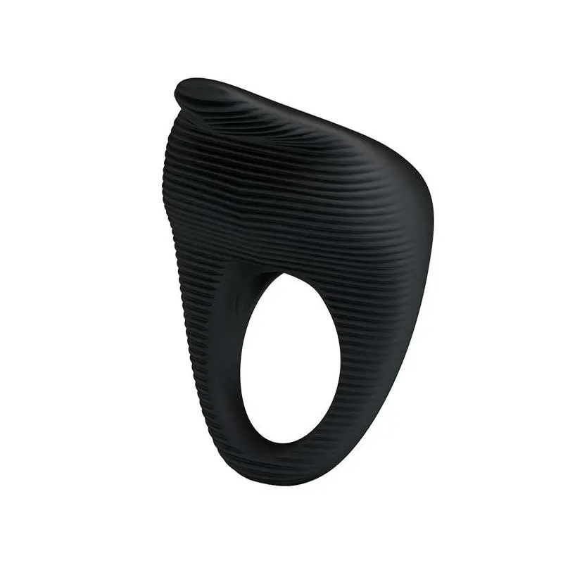 Anillo Vibrador Thimble Negro · PRETTYLOVE · Anillos para el Pene